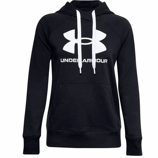 Dameshoodie Under Armour Rival Fleece Zwart