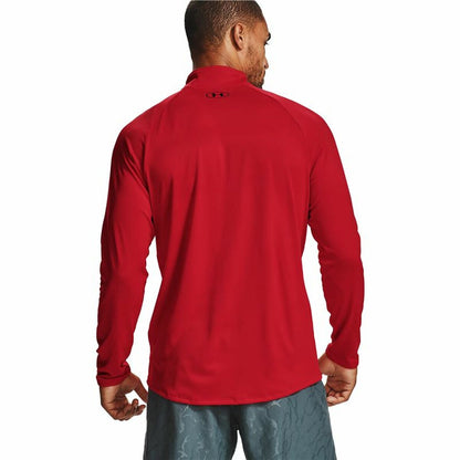 Heren-T-Shirt met Lange Mouwen Under Armour Tech™ ½ Rood