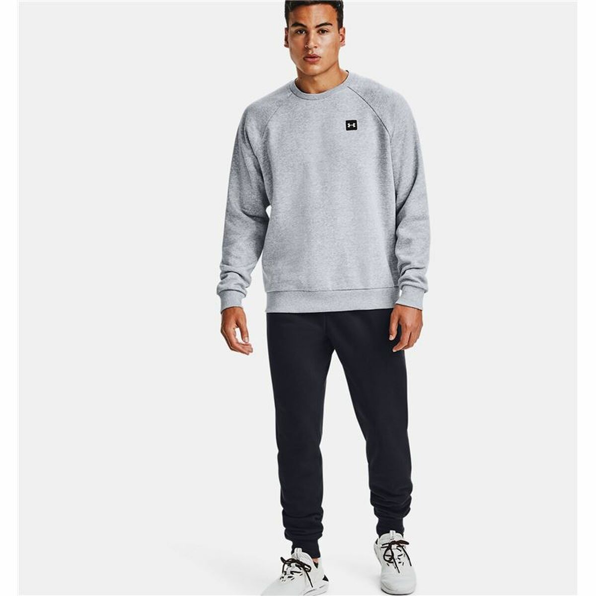 Herensweater zonder Capuchon Under Armour Rival Grijs