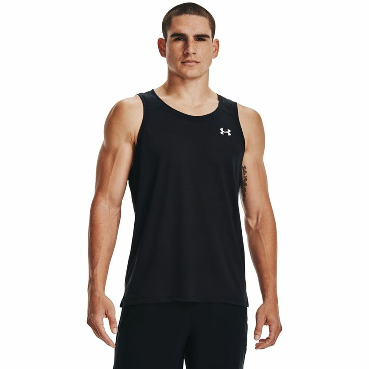 Tank Top Heren Under Armour Streaker Zwart