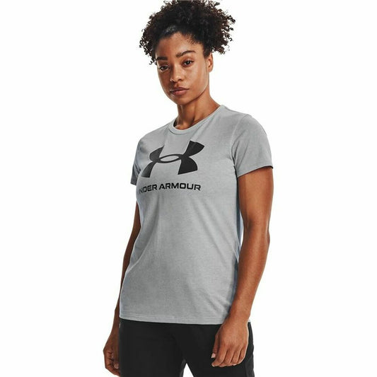 Heren-T-Shirt met Korte Mouwen Under Armour Sportstyle Lichtgrijs