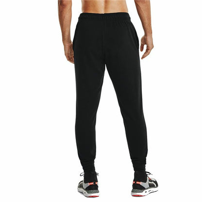 Lange sportbroek Under Armour Rival Terry Jogger Zwart Mannen