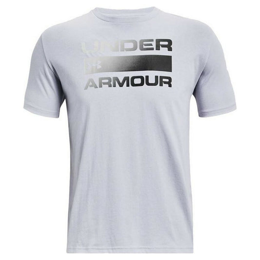 Heren-T-Shirt met Korte Mouwen Under Armour Team Issue Grijs Lichtgrijs Mannen