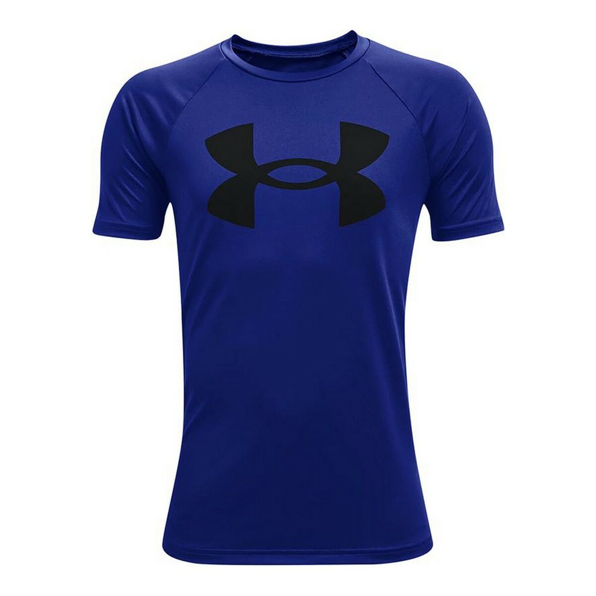 T-Shirt met Korte Mouwen Under Armour Tech Big Logo Blauw