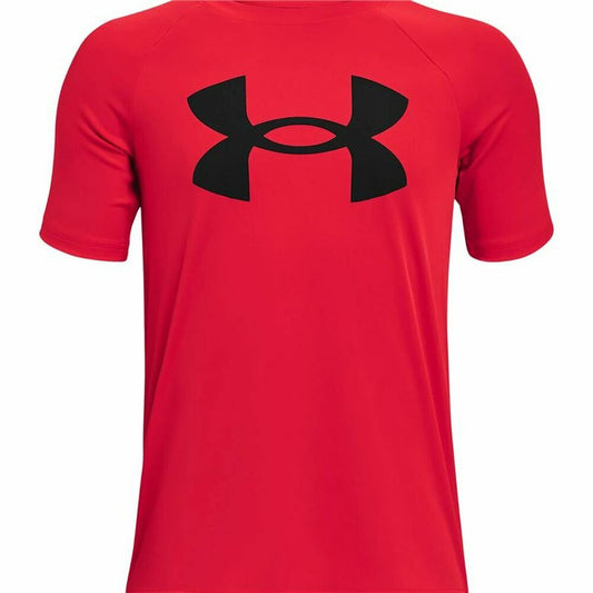 T-Shirt met Korte Mouwen Under Armour  Tech Big Logo Rood