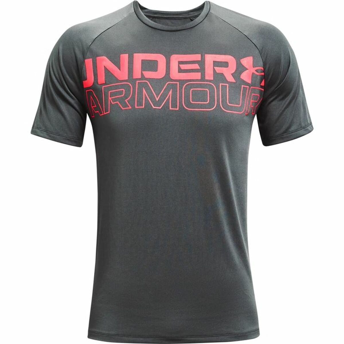 Heren-T-Shirt met Korte Mouwen Under Armour Tech 2.0 Donker grijs