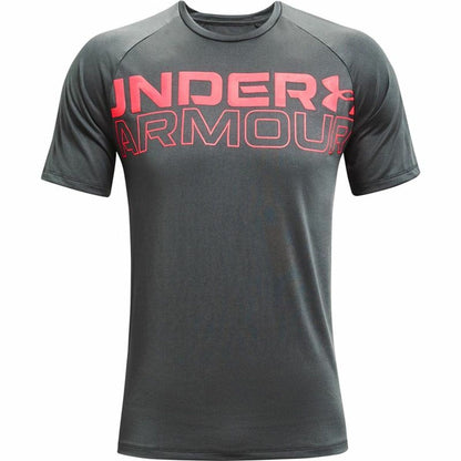 Heren-T-Shirt met Korte Mouwen Under Armour Tech 2.0 Donker grijs