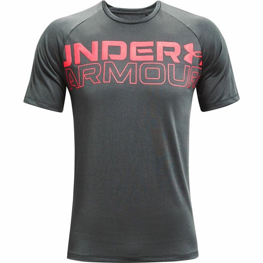 Heren-T-Shirt met Korte Mouwen Under Armour Tech 2.0 Donker grijs
