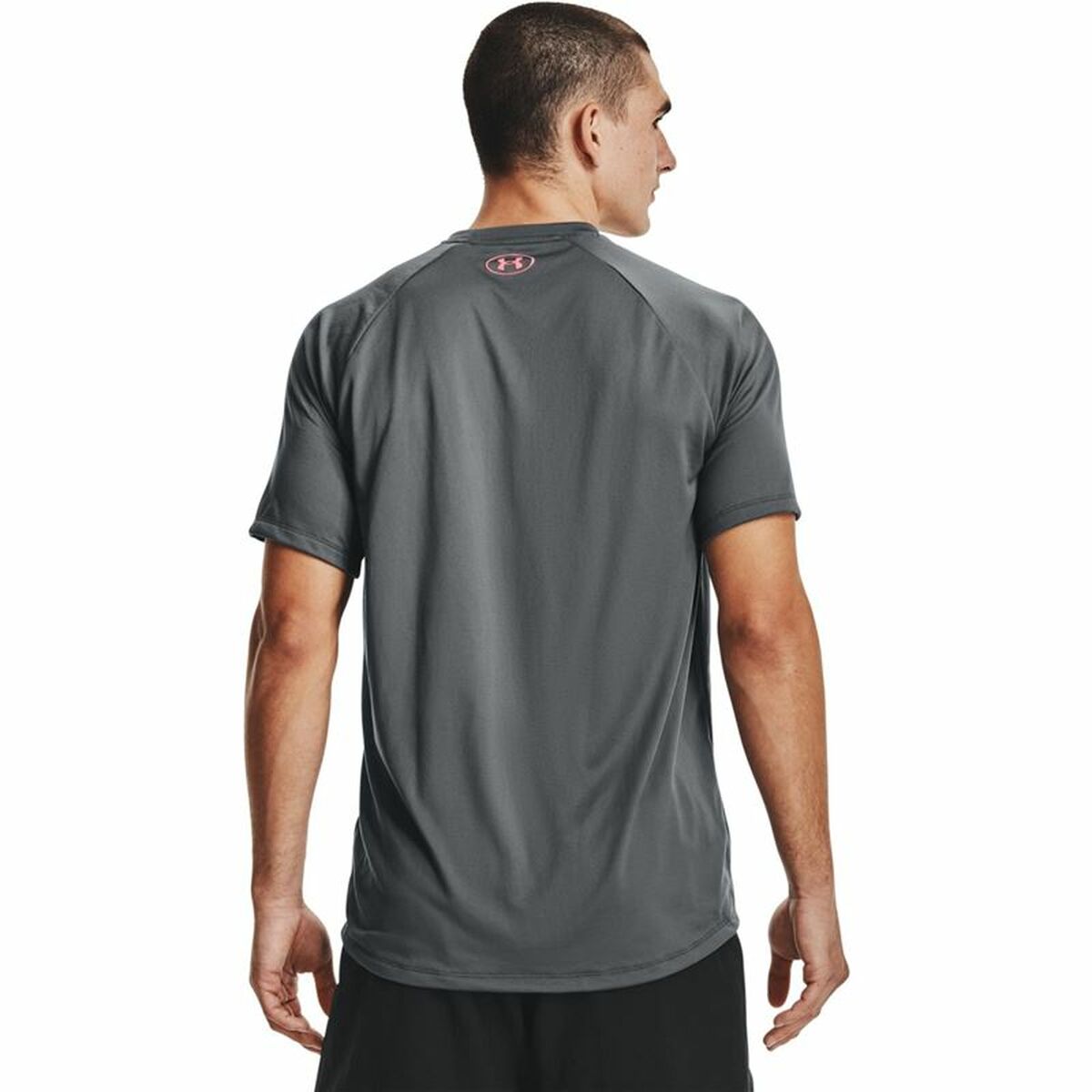 Heren-T-Shirt met Korte Mouwen Under Armour Tech 2.0 Donker grijs