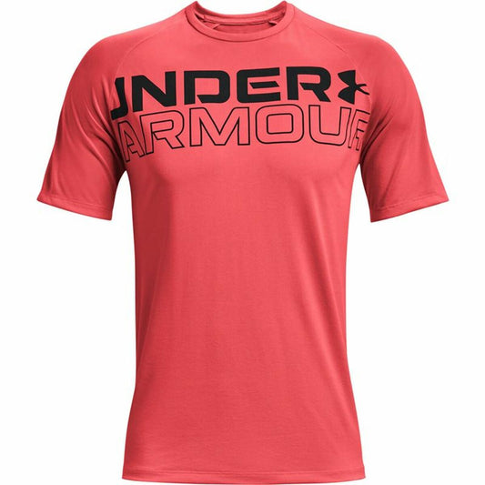 Heren-T-Shirt met Korte Mouwen Under Armour Tech 2.0 Rood