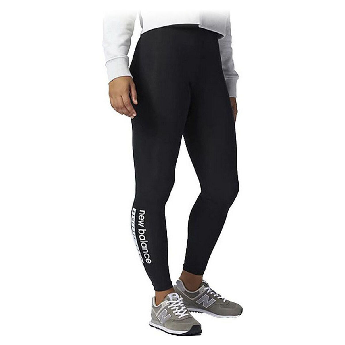 Sportleggings New Balance Essentials Field Day Zwart
