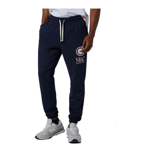 Lange sportbroek New Balance Essentials Athletic Club Donkerblauw Mannen