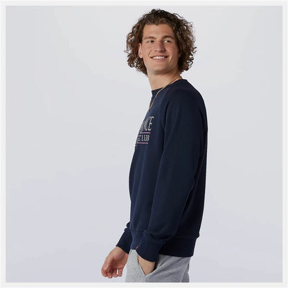 Herensweater zonder Capuchon New Balance 520  Marineblauw