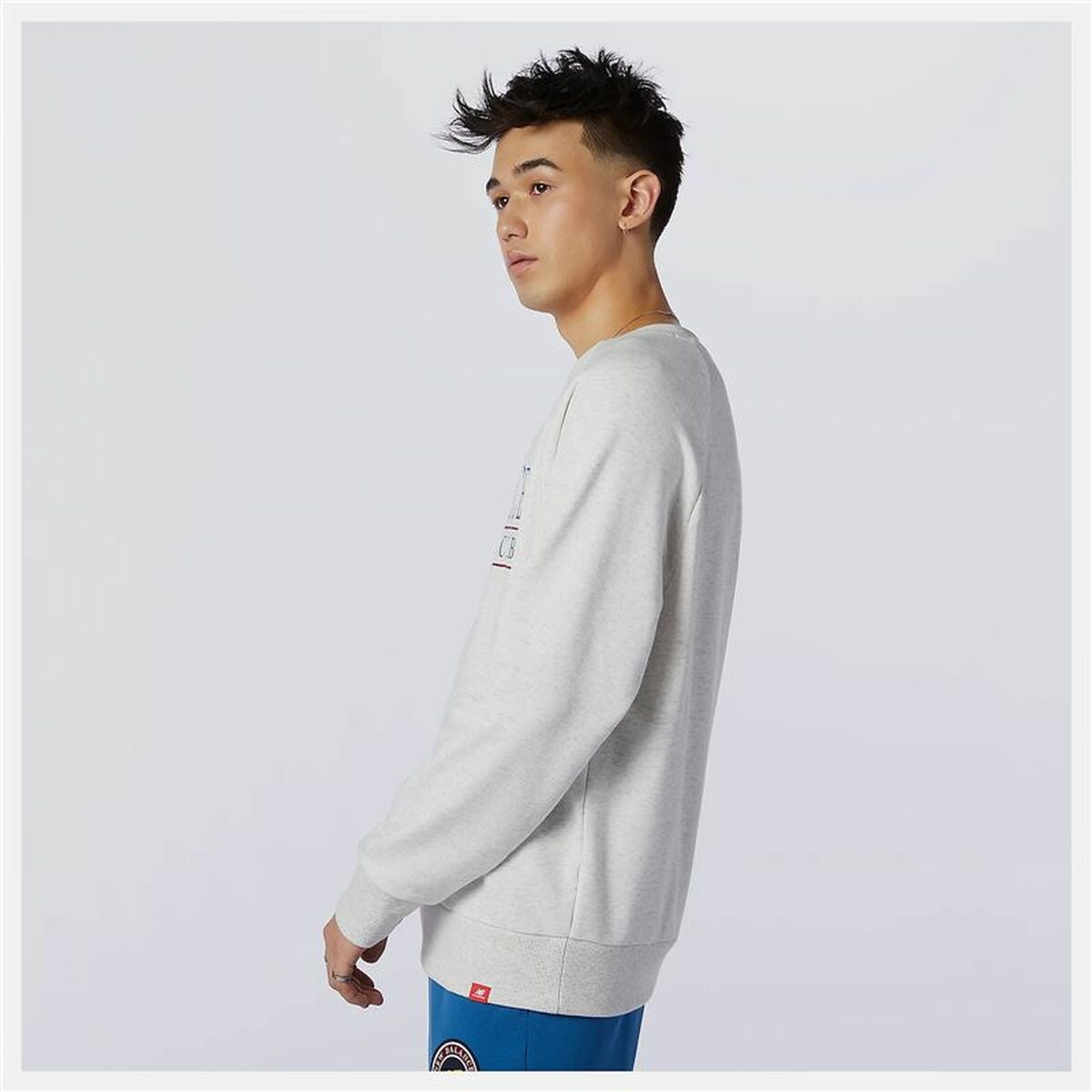 Herensweater zonder Capuchon New Balance 520  Grijs