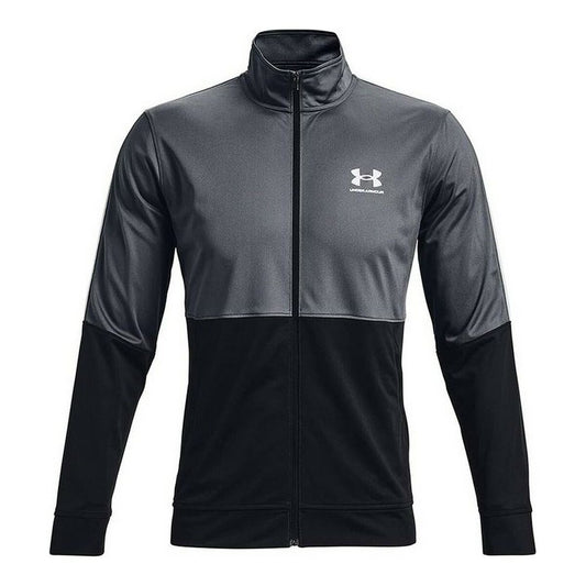 Heren Sportjas Under Armour Pique Lichtgrijs