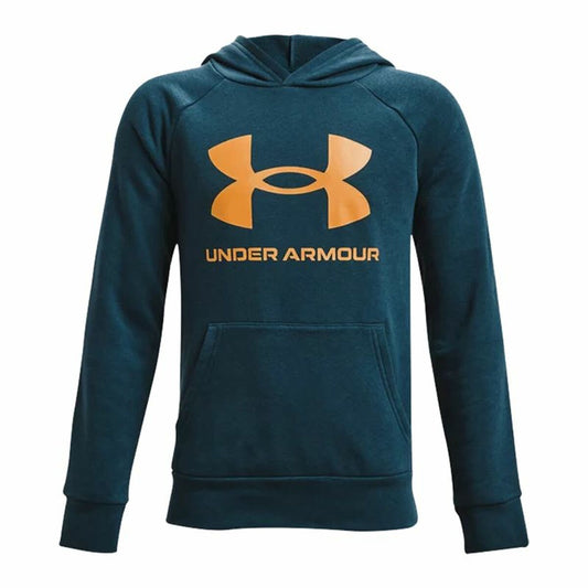 Kinderhoodie Under Armour Rival Fleece Hoodie Cyaan