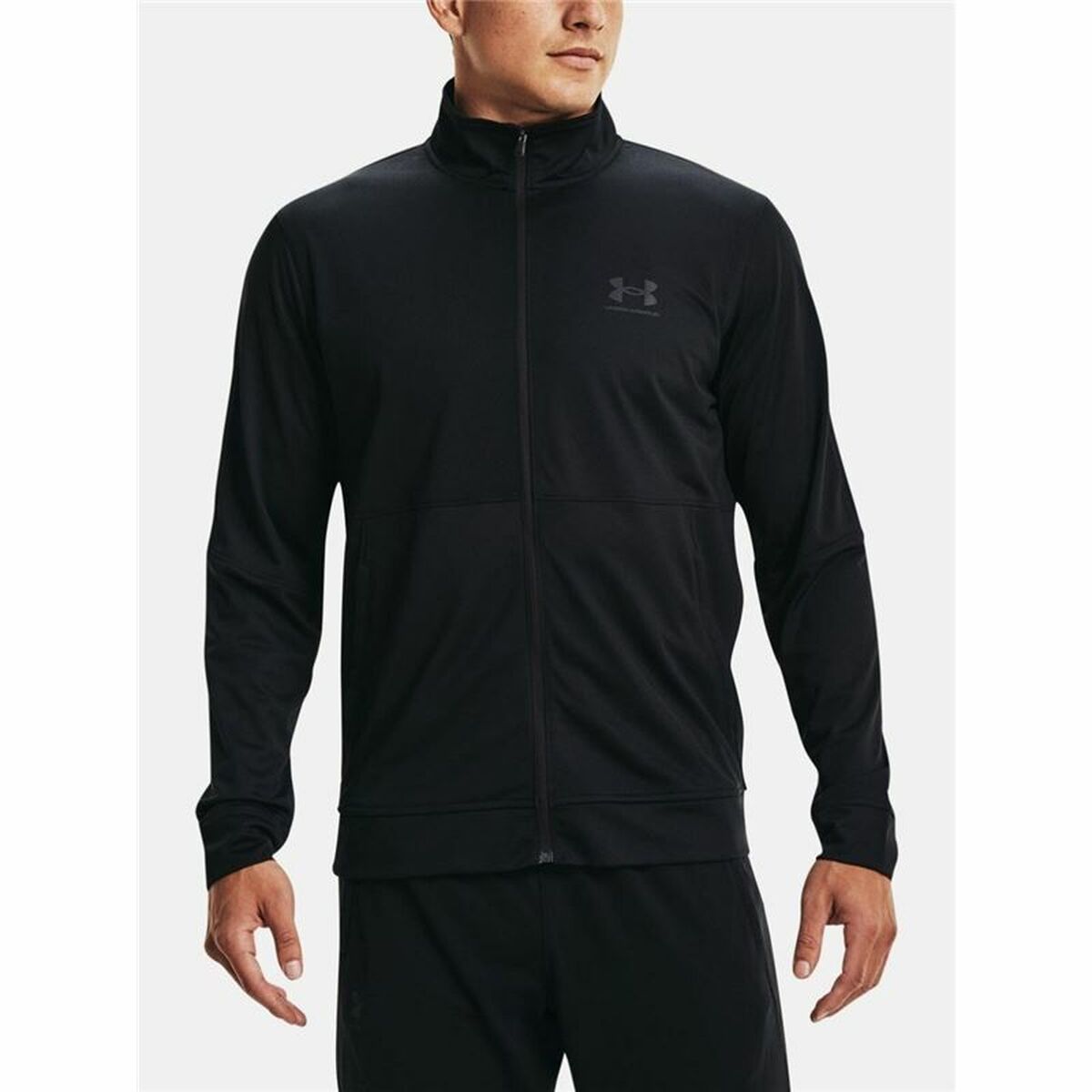 Heren Sportjas Under Armour Pique Track Zwart