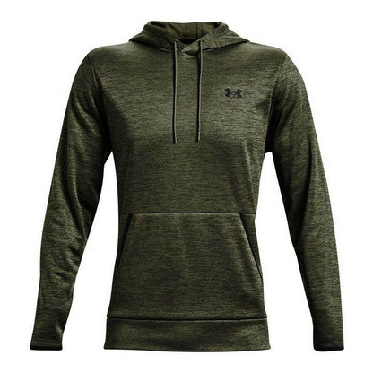 Hoodie Under Armour Fleece Twist Olijf