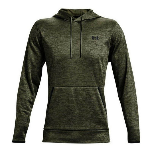 Hoodie Under Armour Fleece Twist Olijf
