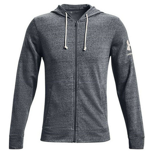 Heren Sportjas Under Armour Terry Zwart Donker grijs