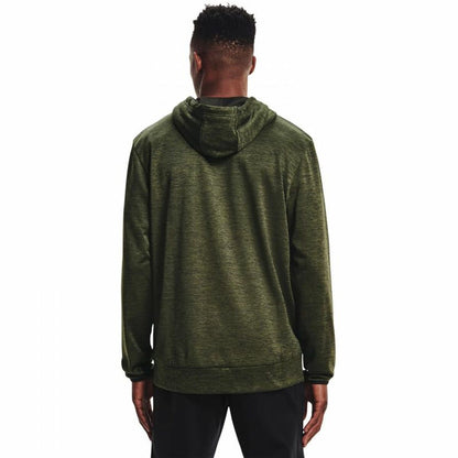 Heren Sportjas Under Armour Fleece FZ Olijf