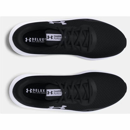 Sportschoenen voor Dames Under Armour Charged Pursuit 3 Zwart