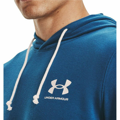 Herenhoodie Under Armour Rival Terry Blauw