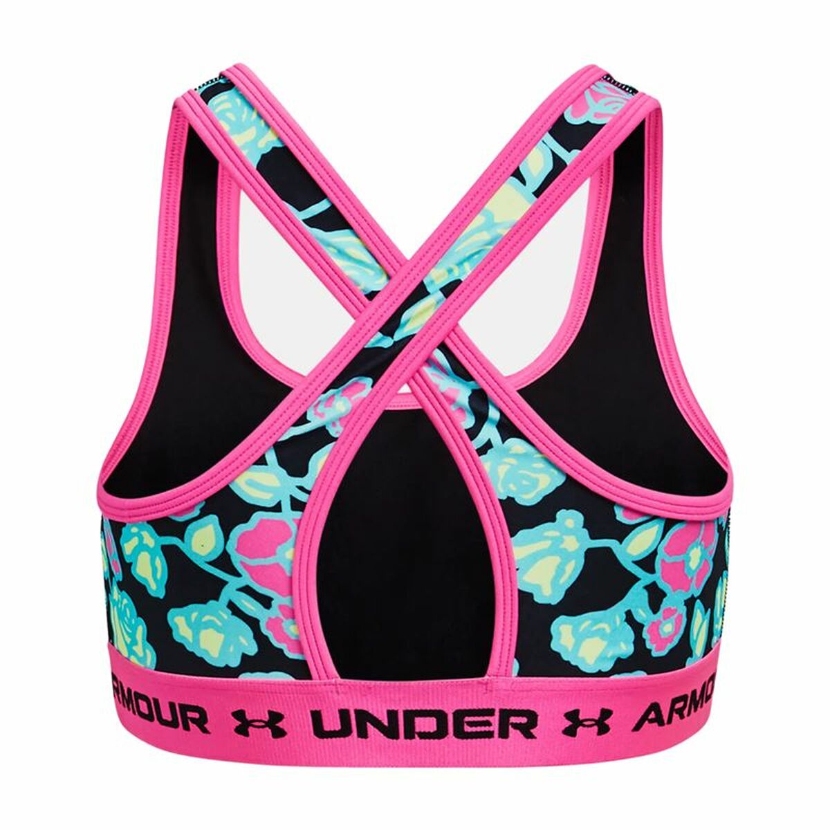 Sportbeha Under Armour  Crossback Mid Zwart