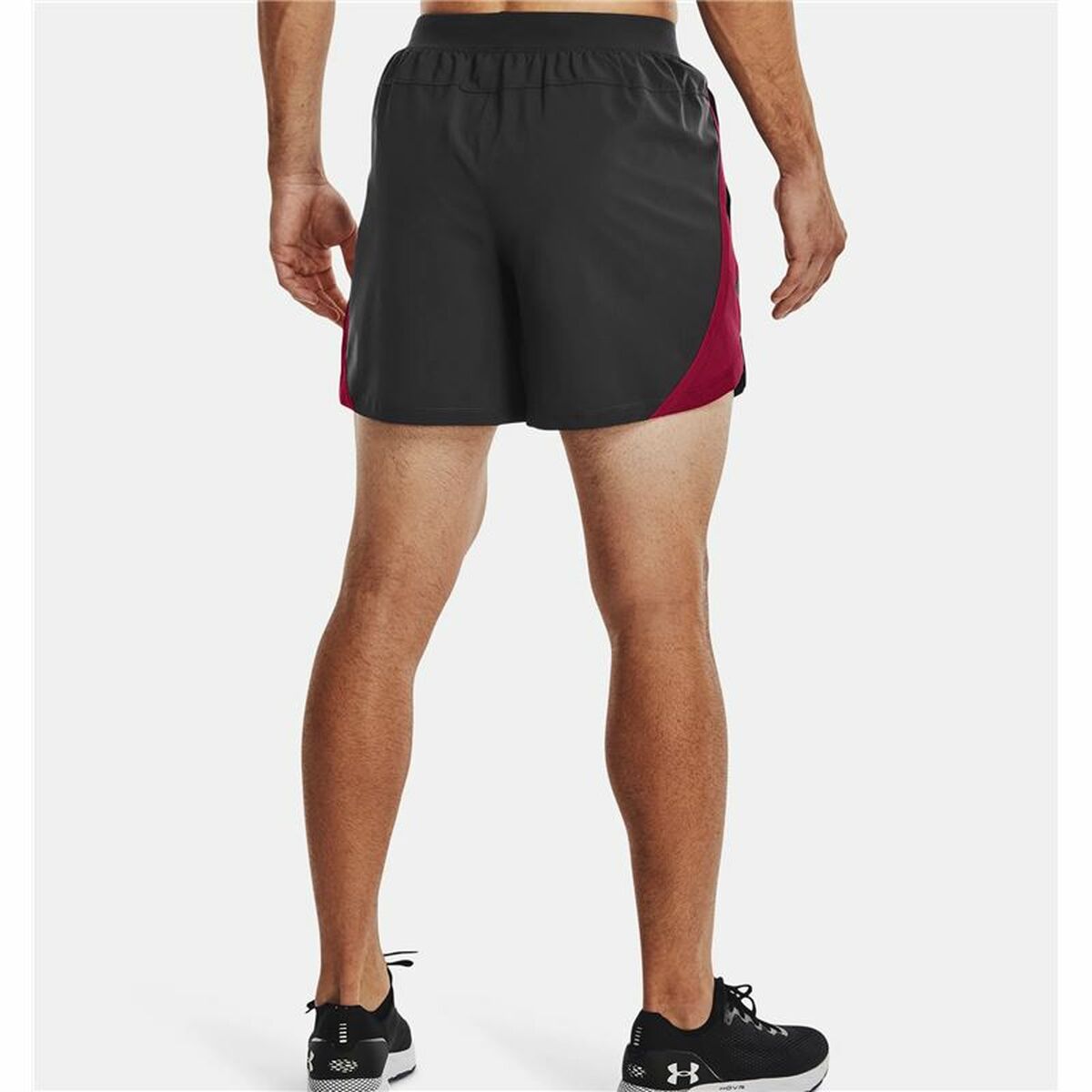 Sportbroekje voor heren Under Armour Launch SW Donker grijs 5"