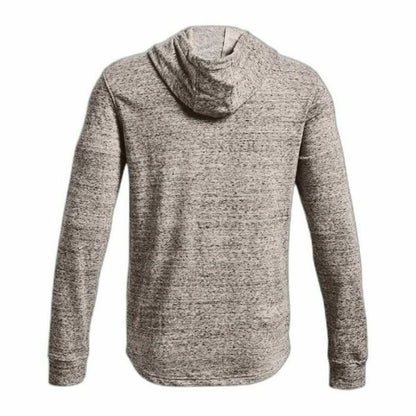 Herenhoodie Under Armour Rival Terry Logo Lichtgrijs