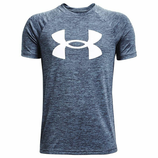 Kinder-T-Shirt met Korte Mouwen Under Armour Tech Twist SS Blauw
