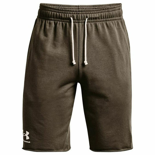 Broeken voor Volwassenen Under Armour  Rival Terry Mannen Olijf