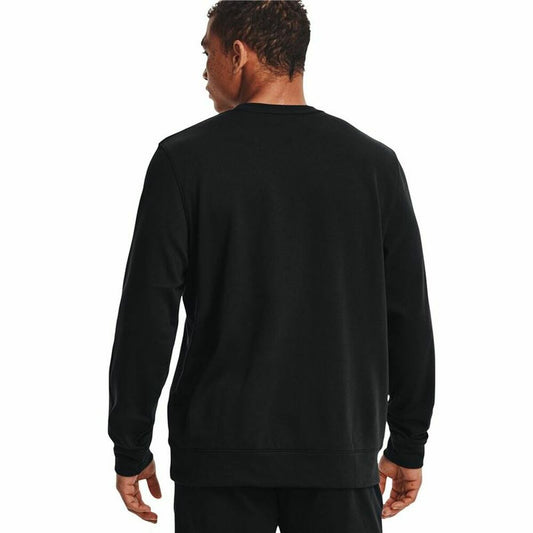 Heren-T-Shirt met Lange Mouwen Under Armour Logo Crew Zwart