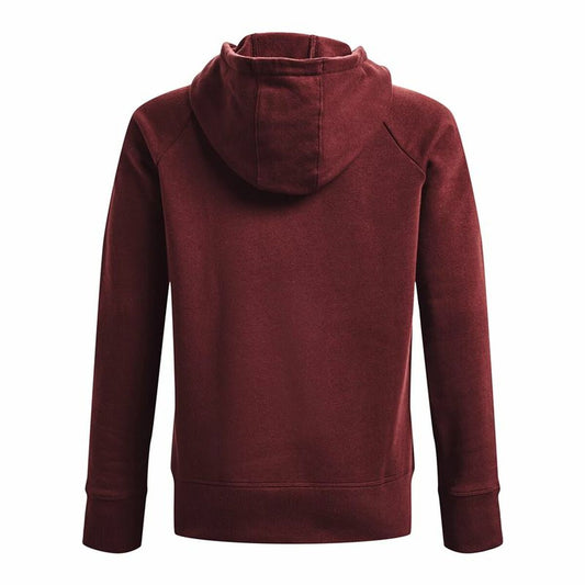 Dameshoodie Under Armour Rival Fleece Kastanjebruin