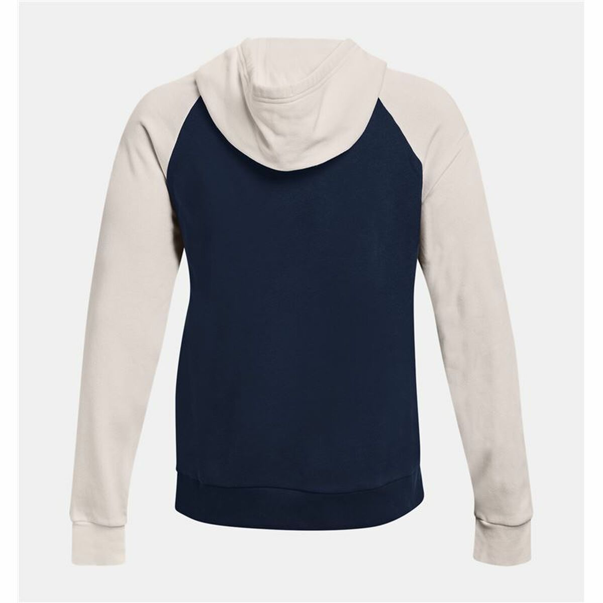 Herenhoodie Under Armour Wordmark Colorblock Marineblauw