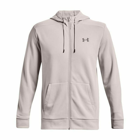 Heren Sportjas Under Armour Rival Lichtgrijs Met capuchon
