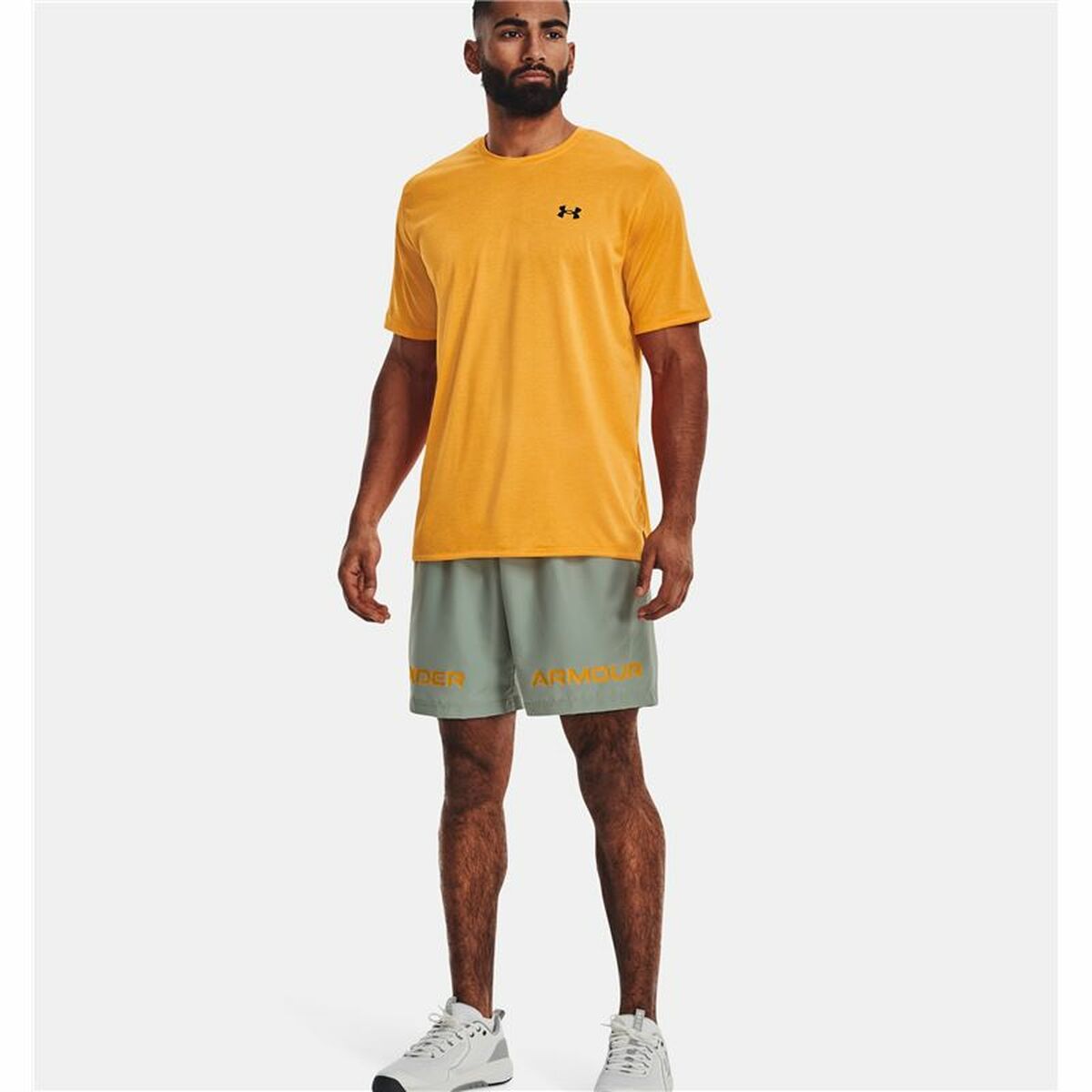 Sportbroek Under Armour Woven Graphic Groen Mannen