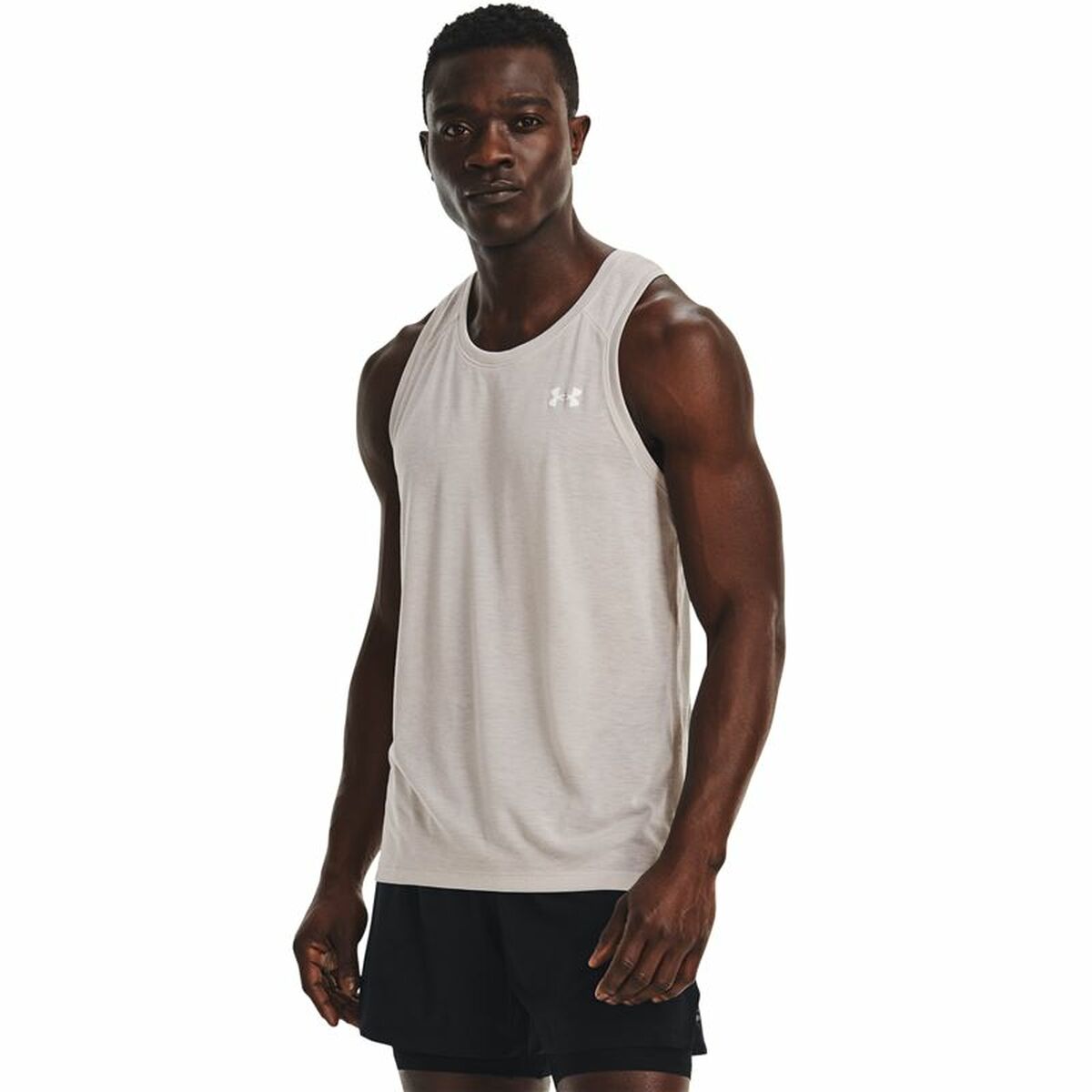 Tank Top Heren Under Armour Streaker Grijs