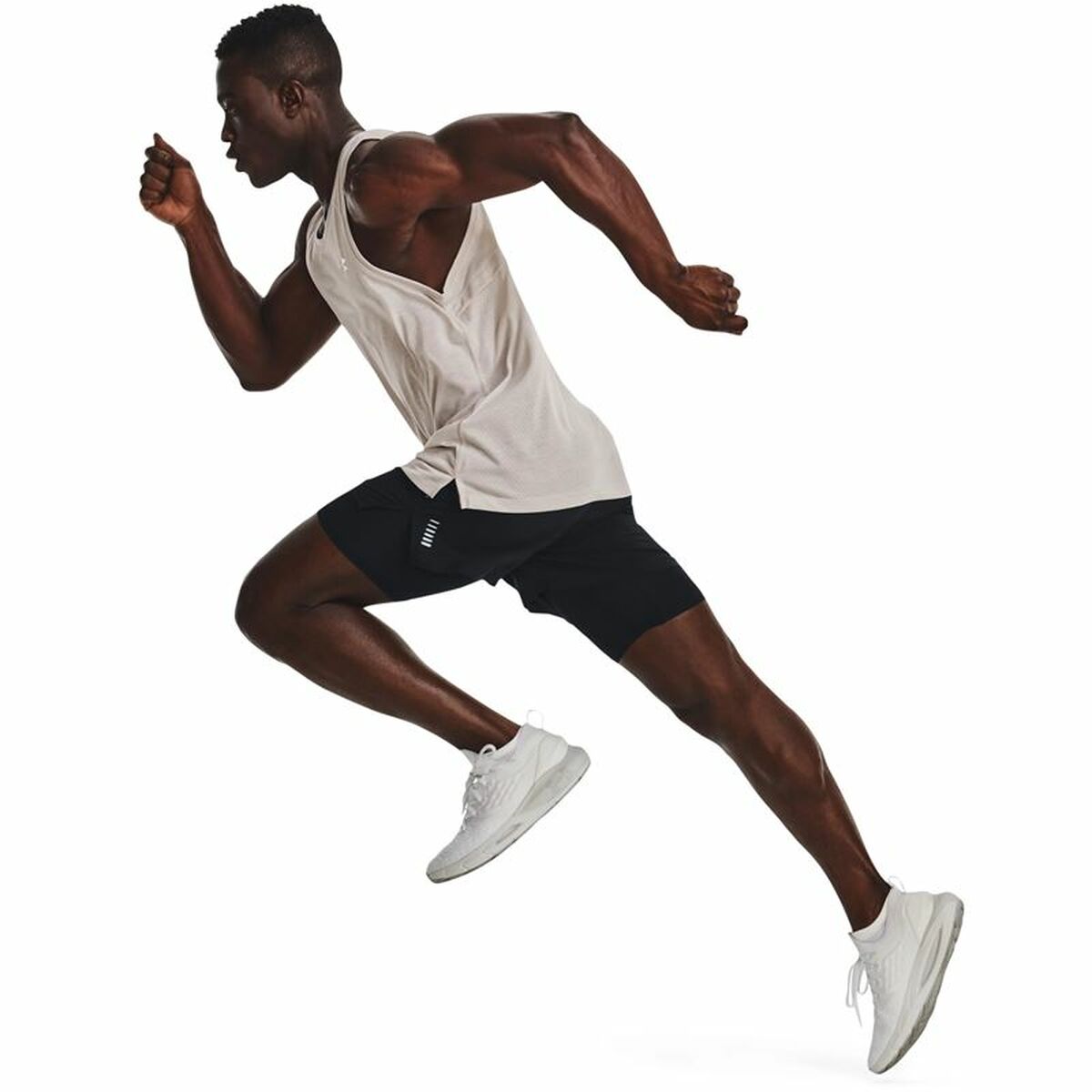 Tank Top Heren Under Armour Streaker Grijs