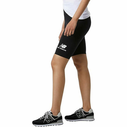 Sportleggings voor Dames New Balance Essentials Stacked Fitted Zwart