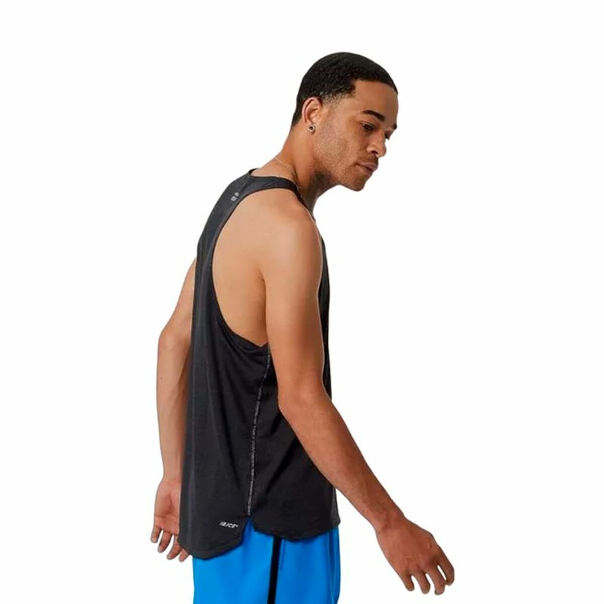 Tank Top Heren New Balance Impact Run Zwart