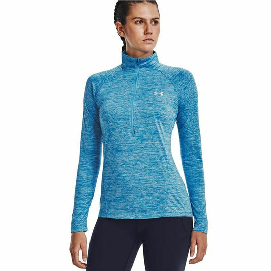 Dames T-shirt lange mouwen Under Armour training  Blauw