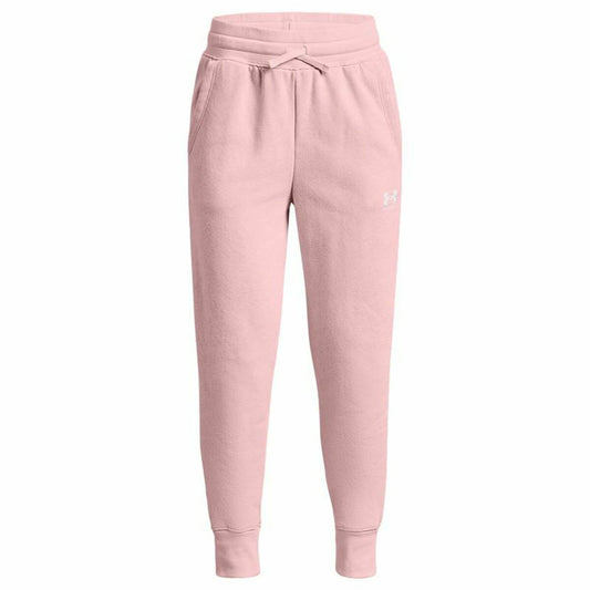 Kindertrainingspak Broek Under Armour Rival Fleece Roze