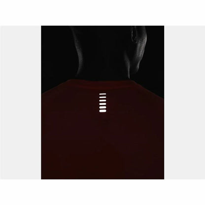 Heren-T-Shirt met Korte Mouwen Under Armour Streaker Rood Mannen