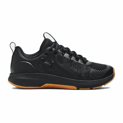 Casual Herensneakers Under Armour Charged Commit. Zwart