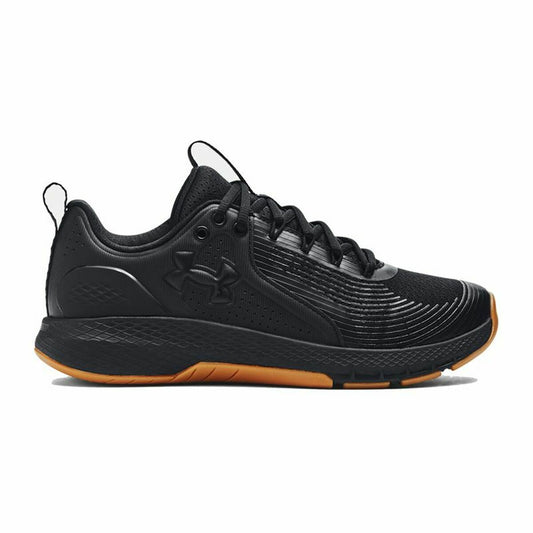 Casual Herensneakers Under Armour Charged Commit. Zwart