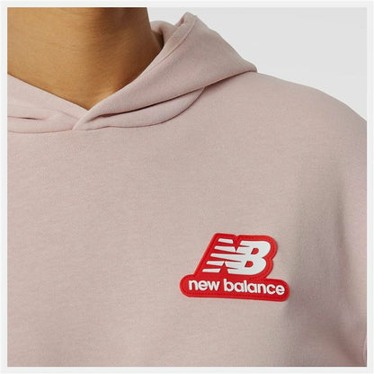 Dameshoodie New Balance Essentials Candy Roze