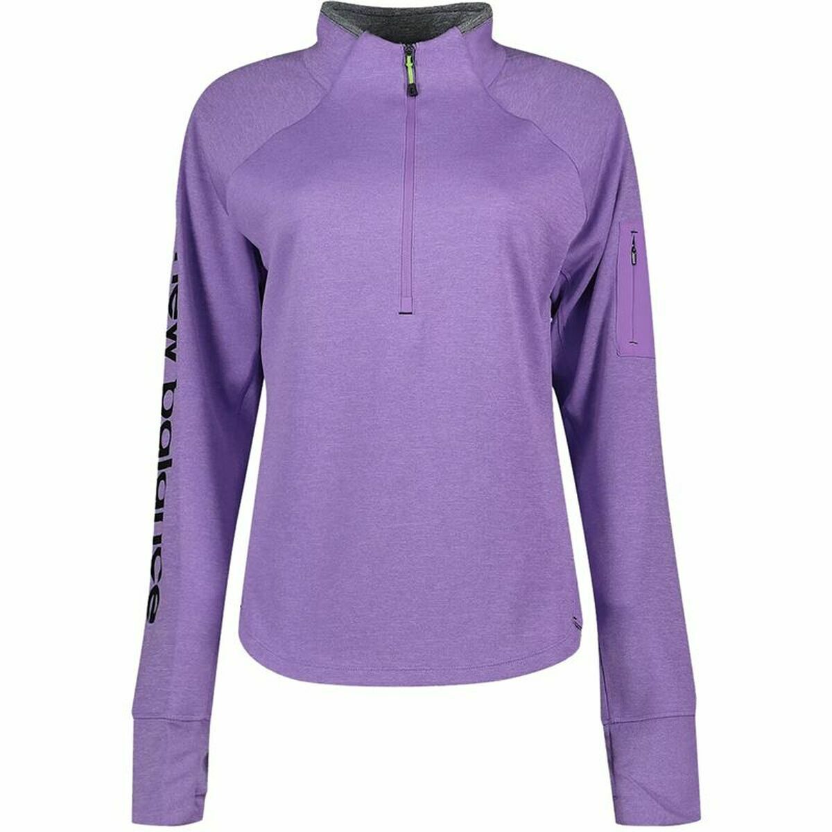 Damessweater zonder Capuchon New Balance Impact Run Paars