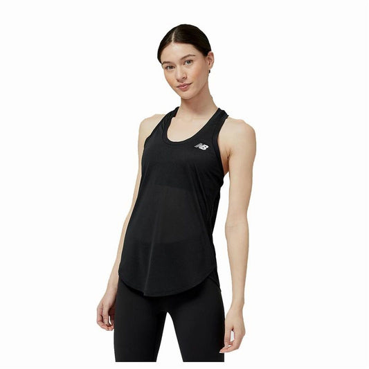Tank Top Dames New Balance Accelerate Zwart
