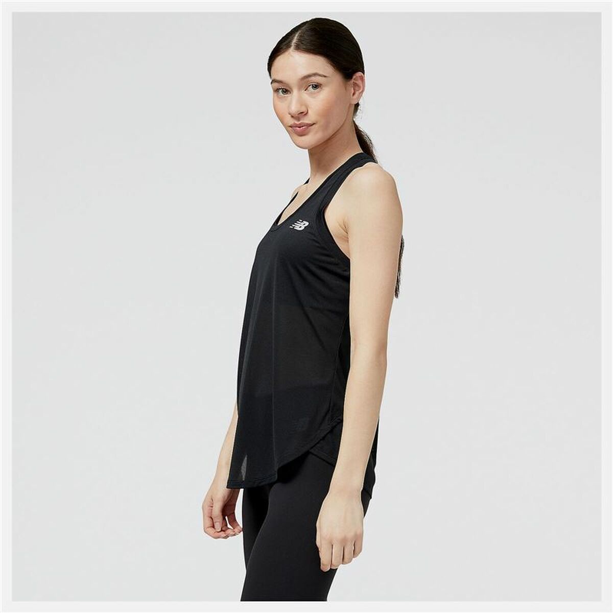 Tank Top Dames New Balance Accelerate Zwart